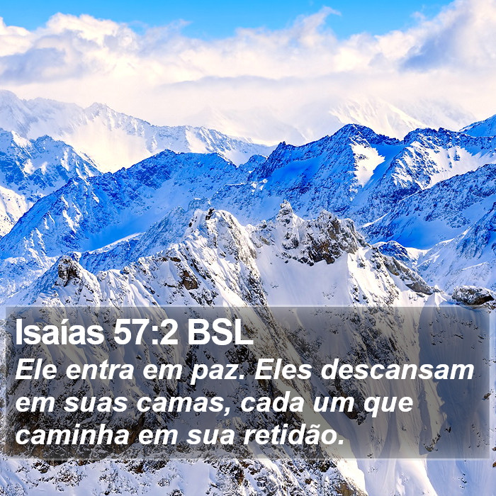Isaías 57:2 BSL Bible Study