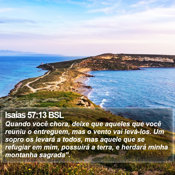 Isaías 57:13 BSL Bible Study