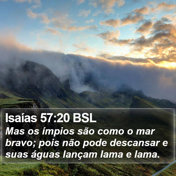 Isaías 57:20 BSL Bible Study