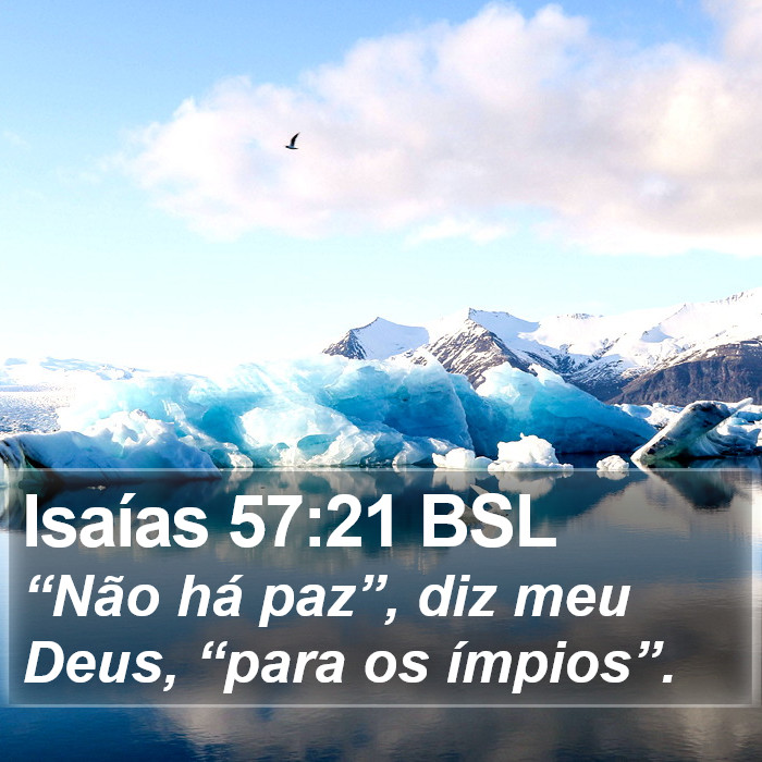 Isaías 57:21 BSL Bible Study