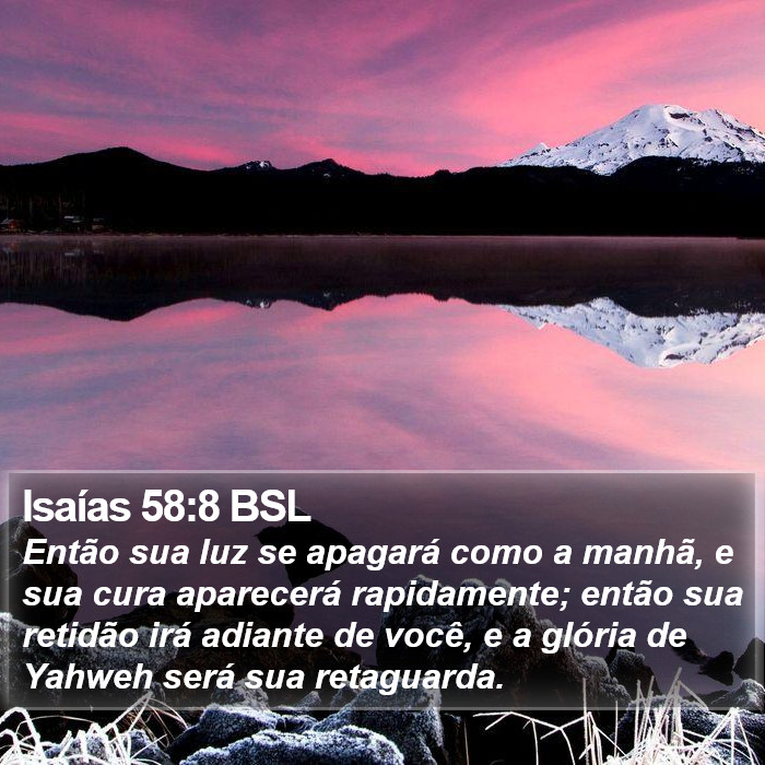 Isaías 58:8 BSL Bible Study