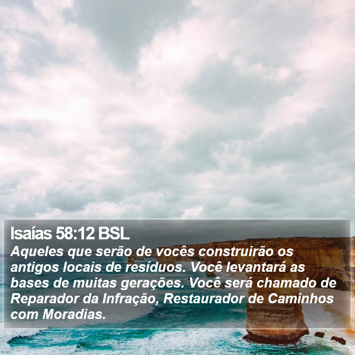 Isaías 58:12 BSL Bible Study