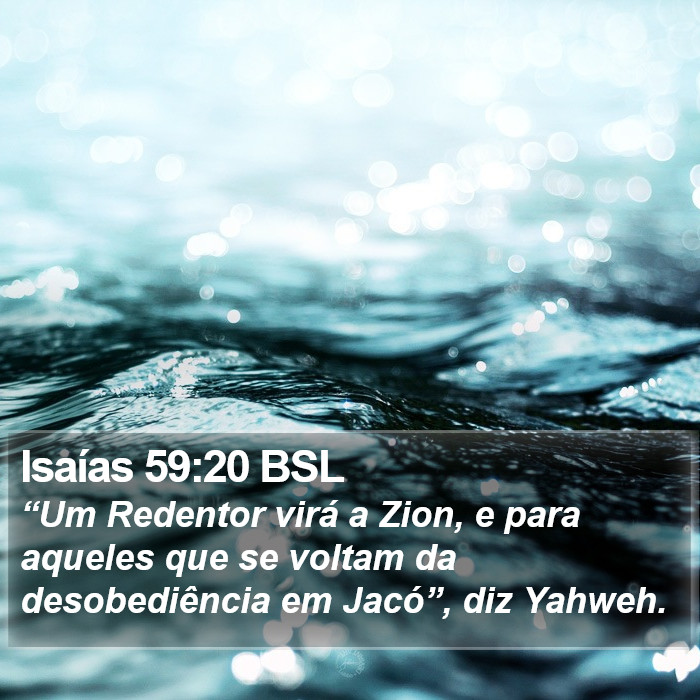 Isaías 59:20 BSL Bible Study