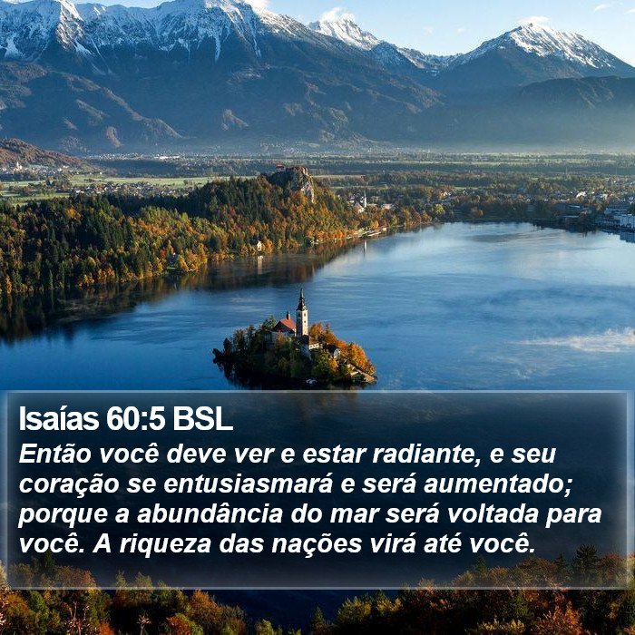 Isaías 60:5 BSL Bible Study