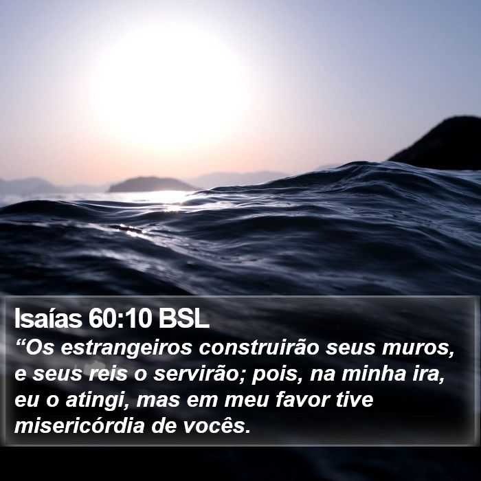 Isaías 60:10 BSL Bible Study