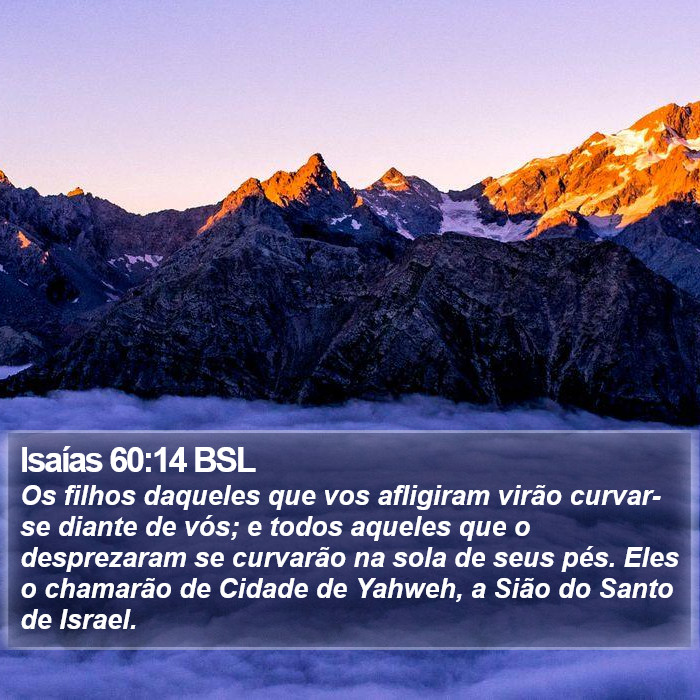 Isaías 60:14 BSL Bible Study