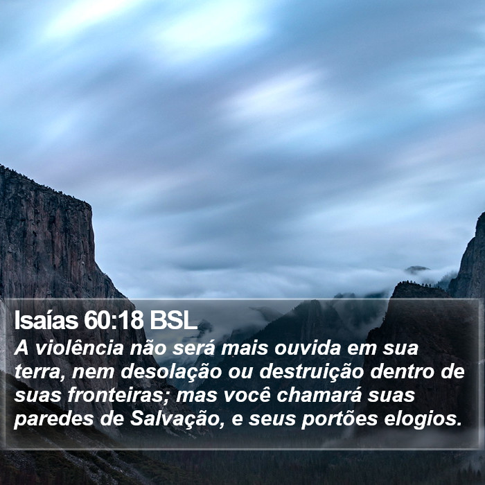 Isaías 60:18 BSL Bible Study