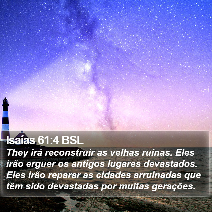 Isaías 61:4 BSL Bible Study