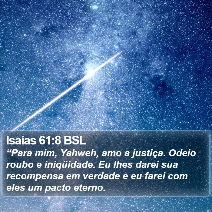 Isaías 61:8 BSL Bible Study