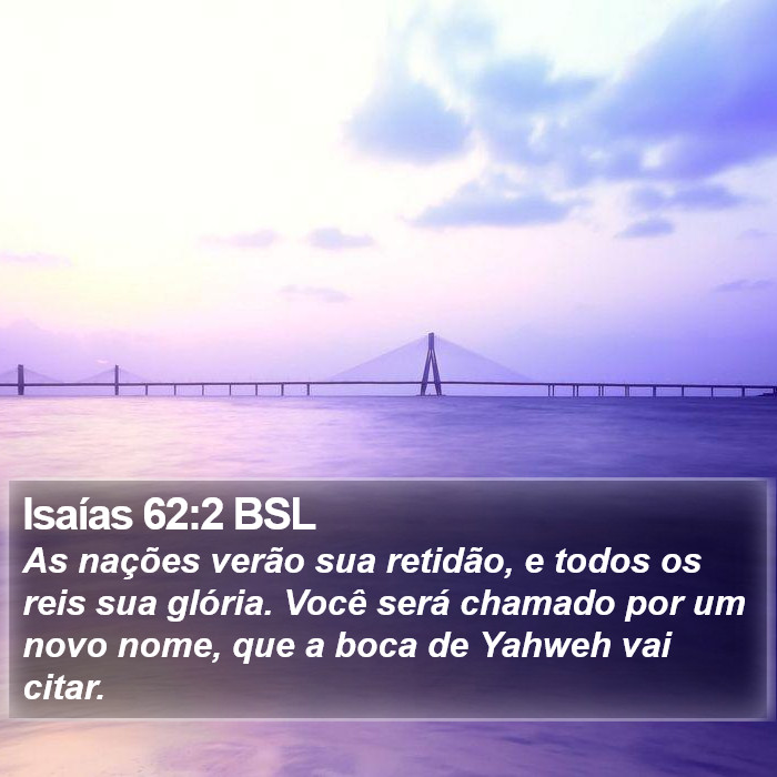 Isaías 62:2 BSL Bible Study