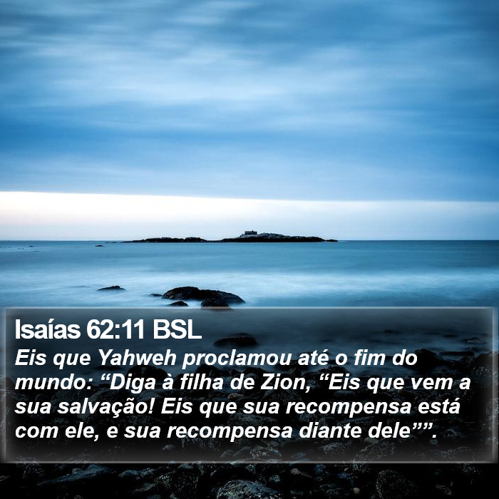 Isaías 62:11 BSL Bible Study