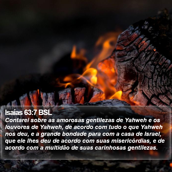 Isaías 63:7 BSL Bible Study