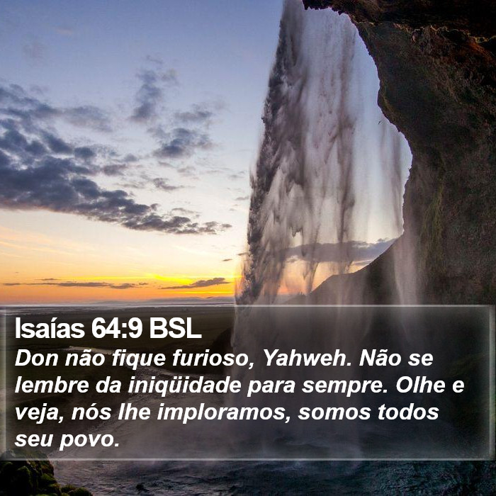 Isaías 64:9 BSL Bible Study