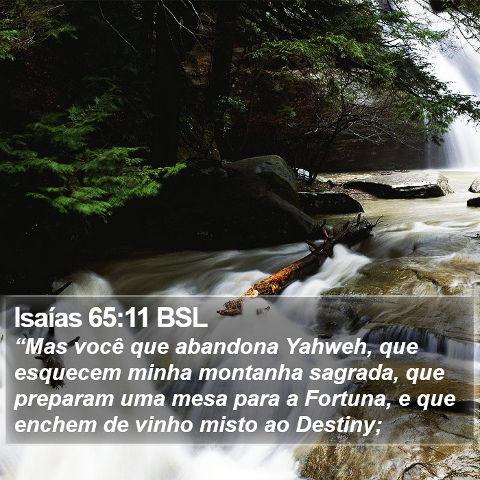 Isaías 65:11 BSL Bible Study