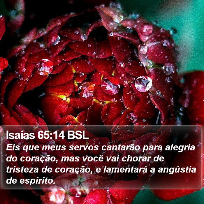 Isaías 65:14 BSL Bible Study