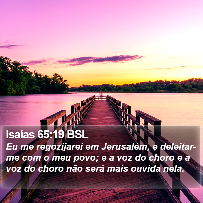 Isaías 65:19 BSL Bible Study