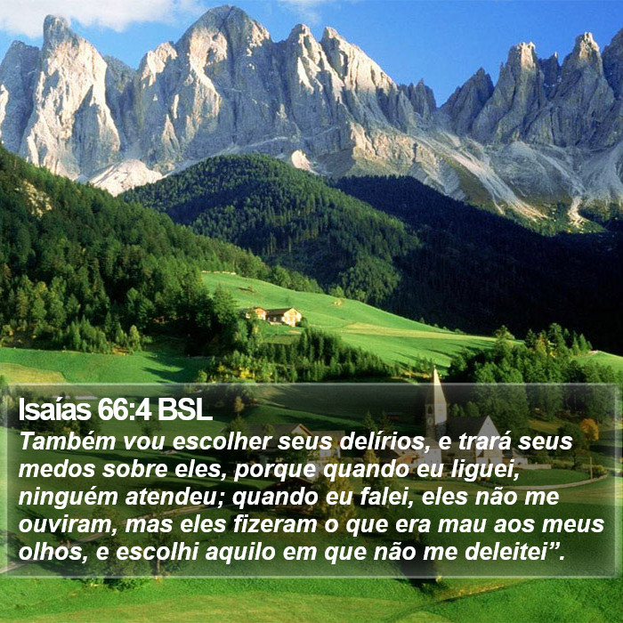 Isaías 66:4 BSL Bible Study