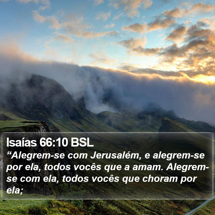 Isaías 66:10 BSL Bible Study