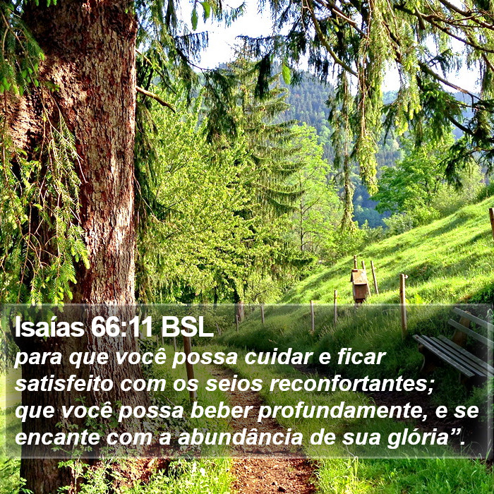 Isaías 66:11 BSL Bible Study