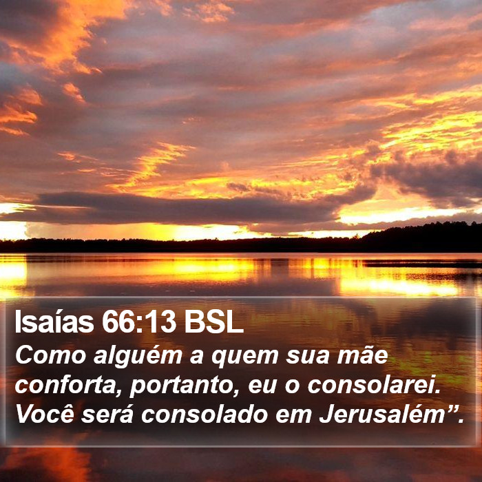 Isaías 66:13 BSL Bible Study