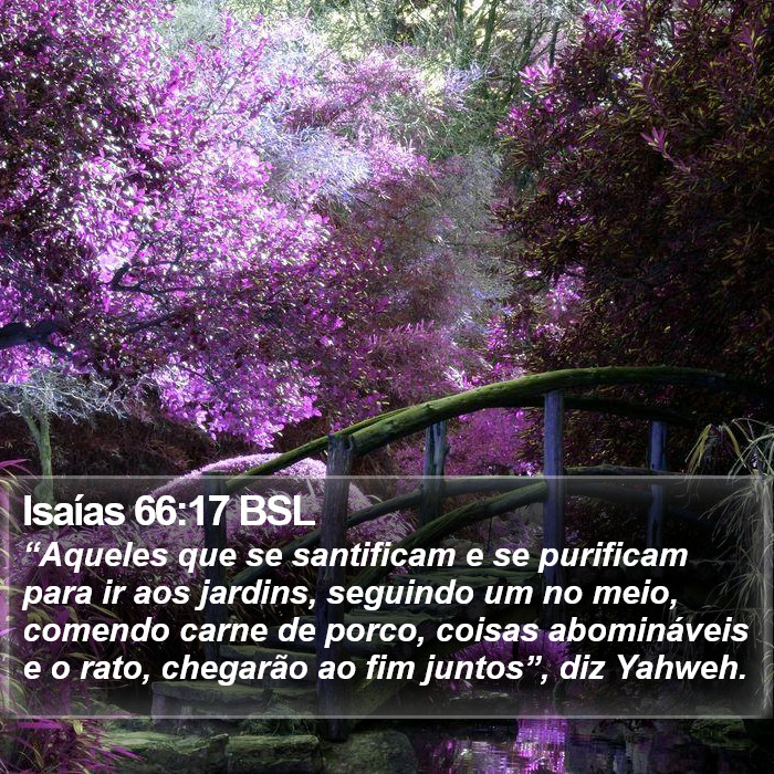 Isaías 66:17 BSL Bible Study