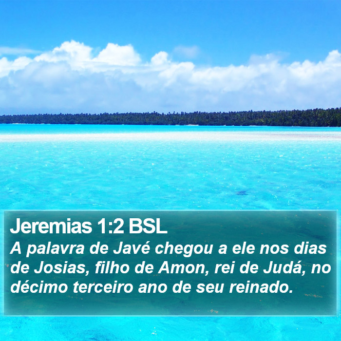 Jeremias 1:2 BSL Bible Study