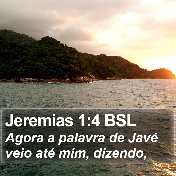 Jeremias 1:4 BSL Bible Study