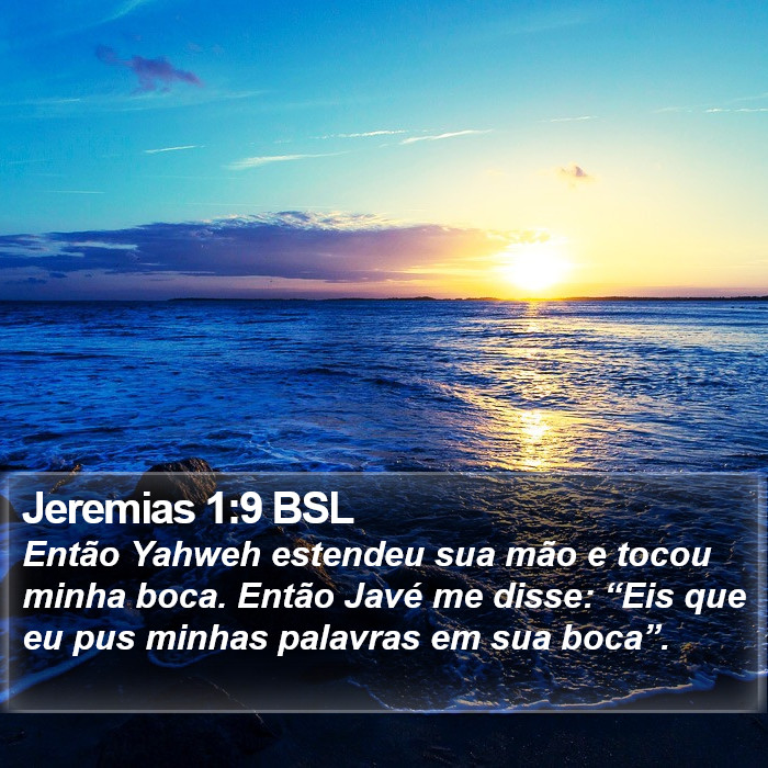 Jeremias 1:9 BSL Bible Study