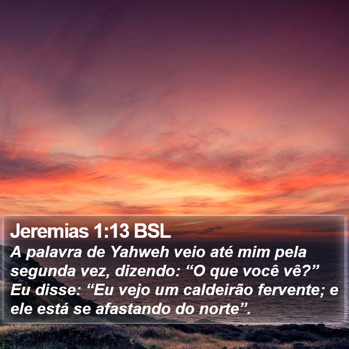 Jeremias 1:13 BSL Bible Study