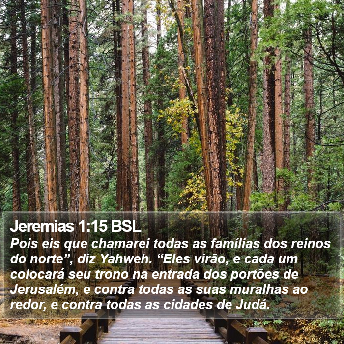 Jeremias 1:15 BSL Bible Study