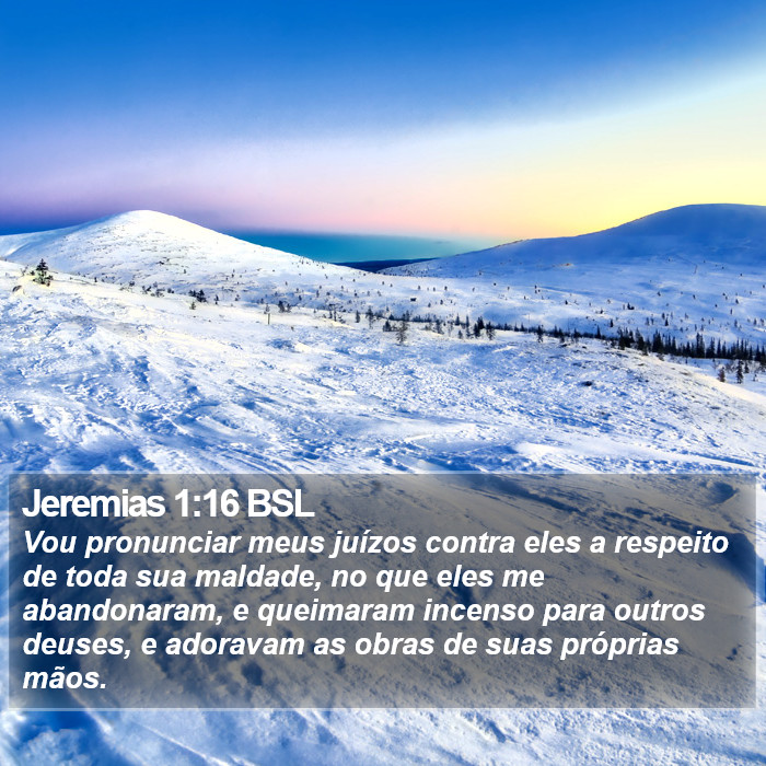 Jeremias 1:16 BSL Bible Study