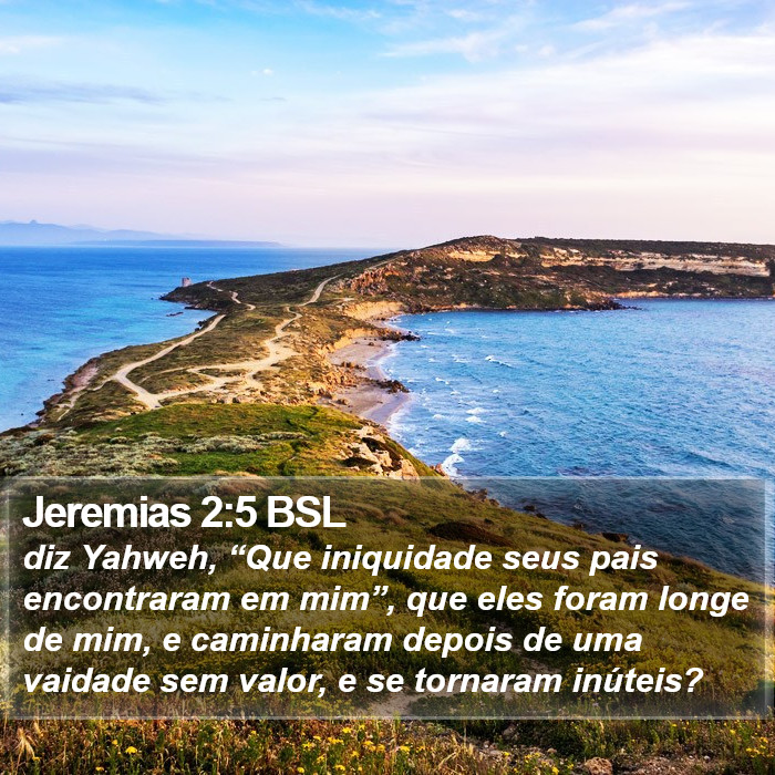 Jeremias 2:5 BSL Bible Study