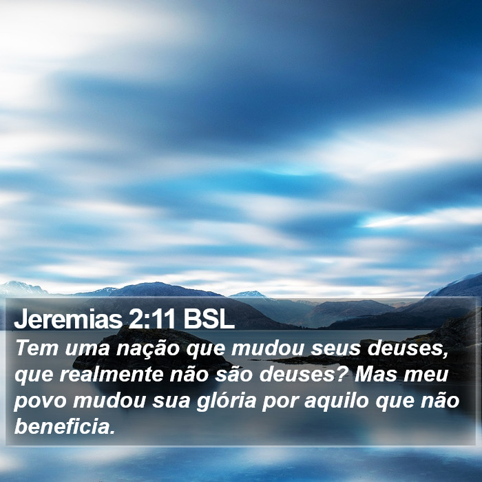 Jeremias 2:11 BSL Bible Study