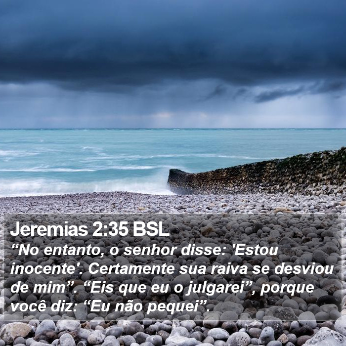 Jeremias 2:35 BSL Bible Study