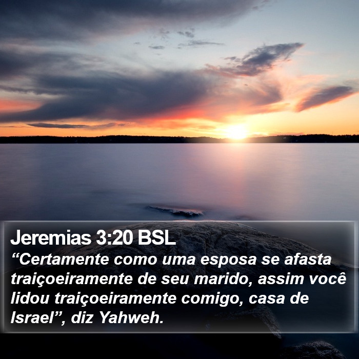 Jeremias 3:20 BSL Bible Study