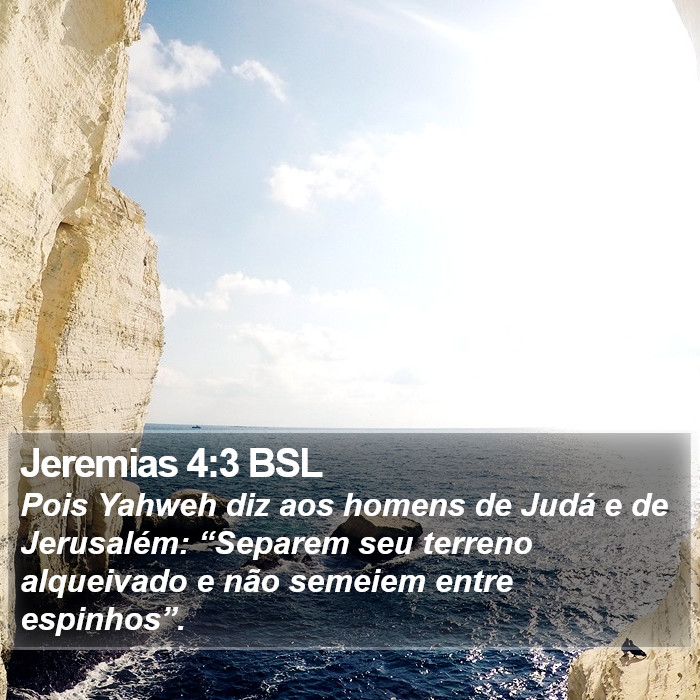 Jeremias 4:3 BSL Bible Study
