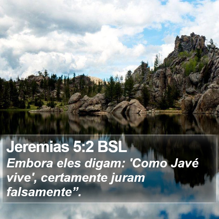 Jeremias 5:2 BSL Bible Study