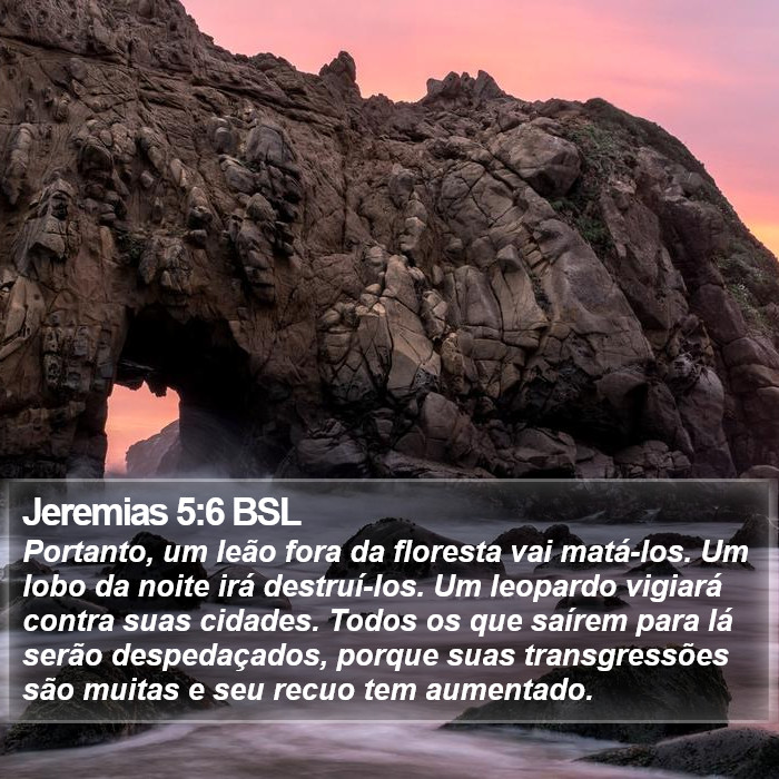 Jeremias 5:6 BSL Bible Study