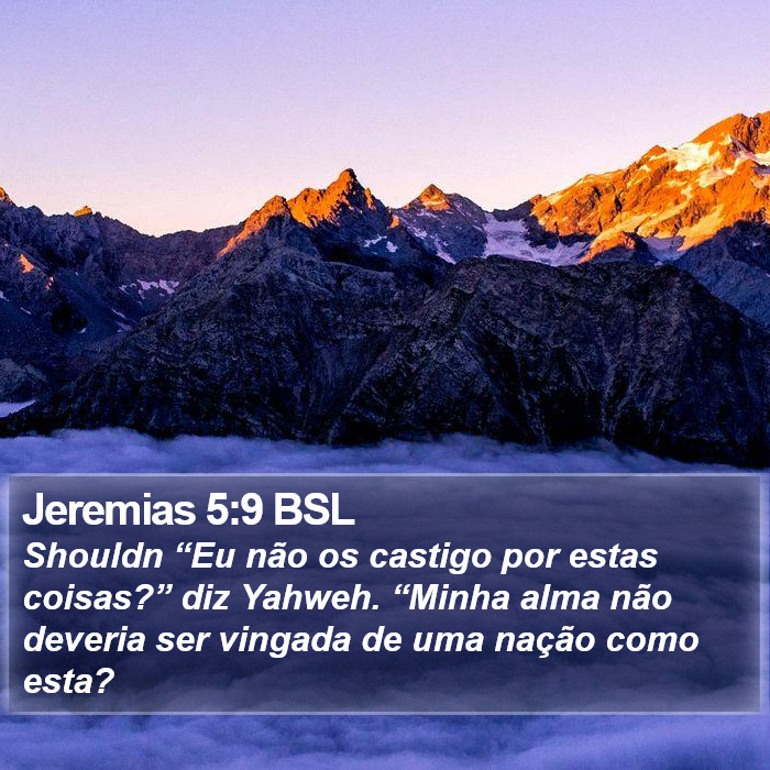 Jeremias 5:9 BSL Bible Study