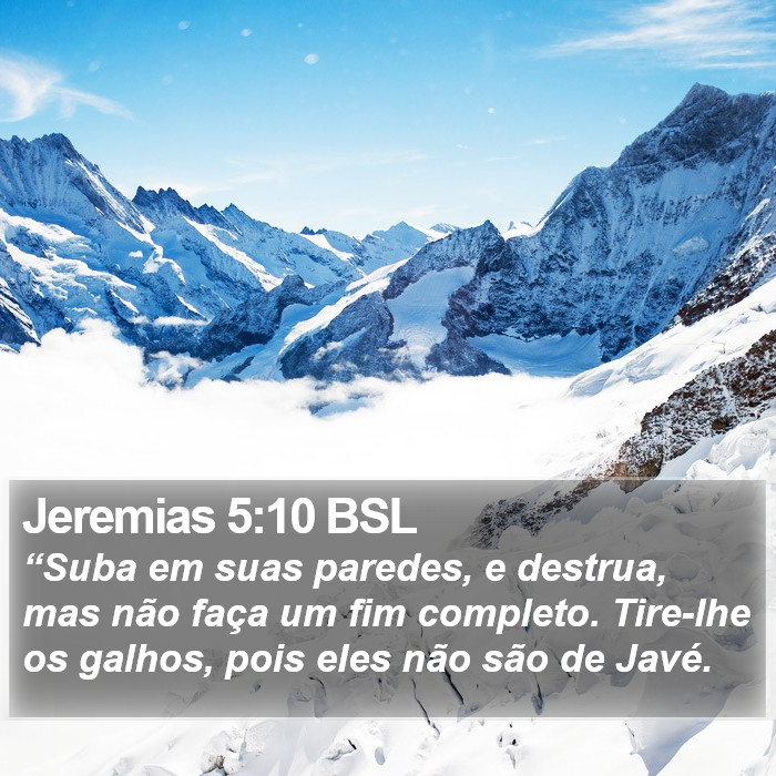 Jeremias 5:10 BSL Bible Study