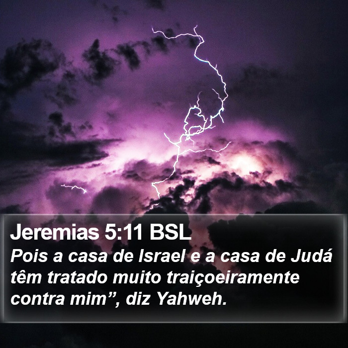 Jeremias 5:11 BSL Bible Study