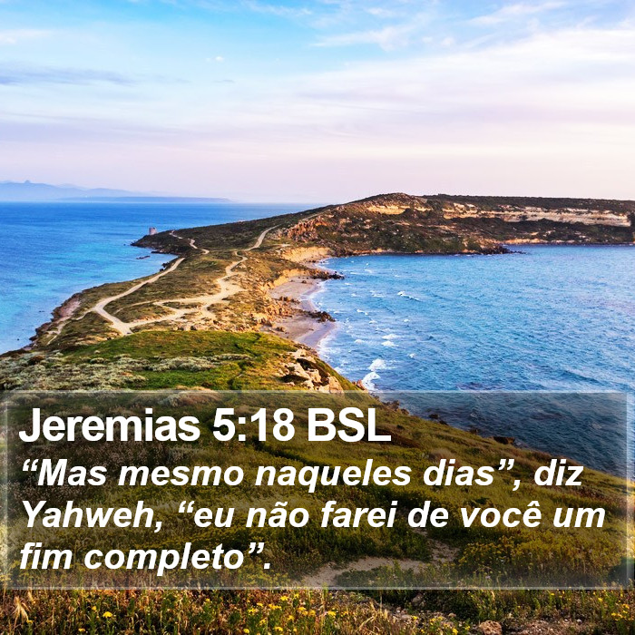 Jeremias 5:18 BSL Bible Study