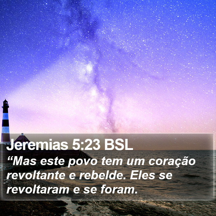 Jeremias 5:23 BSL Bible Study