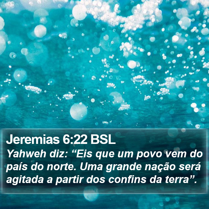 Jeremias 6:22 BSL Bible Study