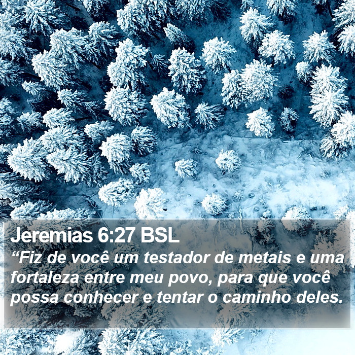 Jeremias 6:27 BSL Bible Study
