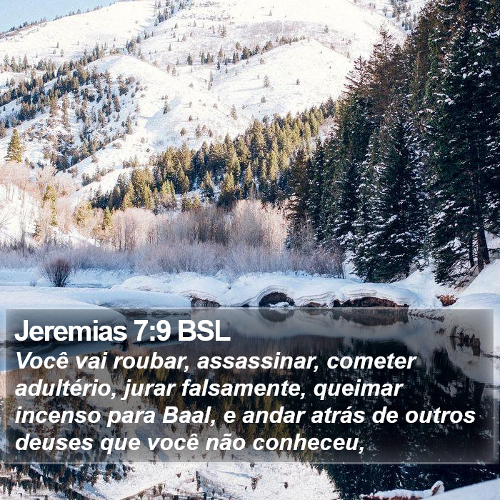 Jeremias 7:9 BSL Bible Study
