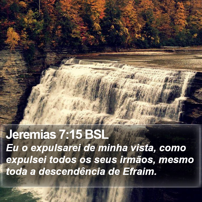 Jeremias 7:15 BSL Bible Study