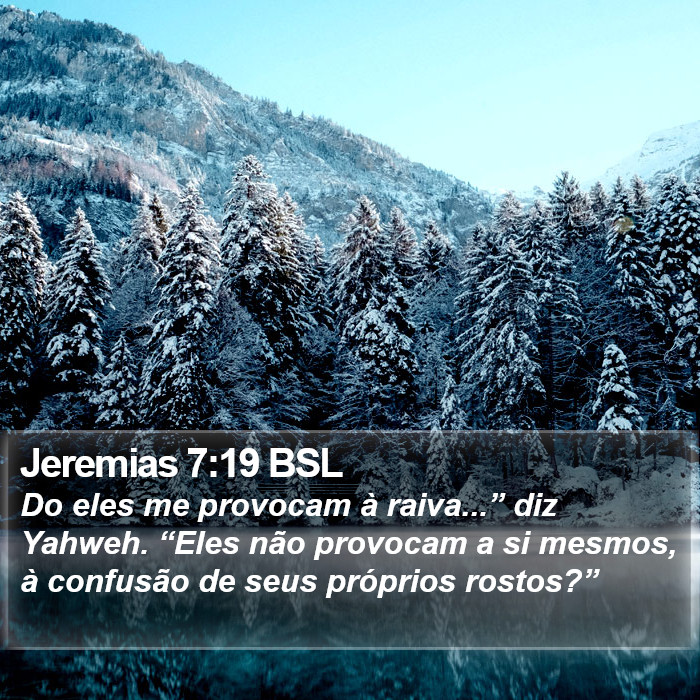 Jeremias 7:19 BSL Bible Study