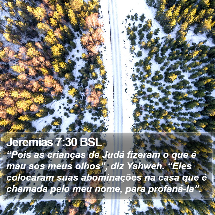 Jeremias 7:30 BSL Bible Study
