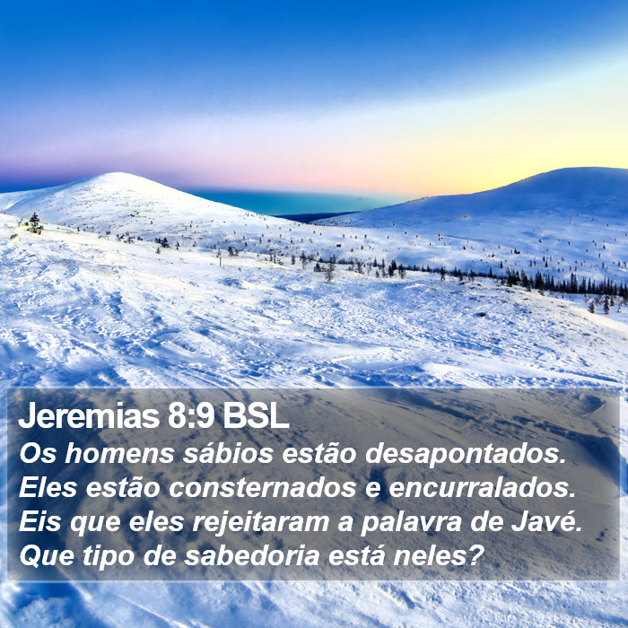 Jeremias 8:9 BSL Bible Study